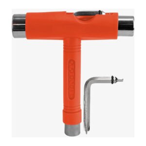 Unit T-Tool skatetool fluor oranje voor skateboard onderhoud