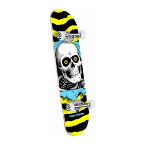 Powell Peralta Ripper Mini skateboard 7.0 geel blauw complete setup