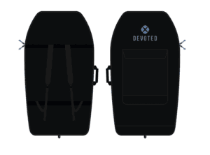 Devoted Bodyboard Lite (5mm) boardbag 44" zwart