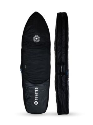 Devoted Fish Travel (10mm) boardbag 6'3" zwart