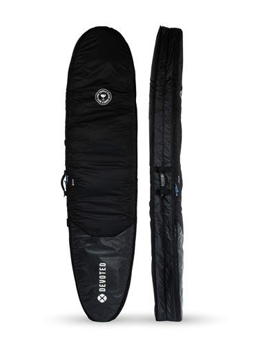 Devoted Longboard Travel (10mm) boardbag 8'0" zwart