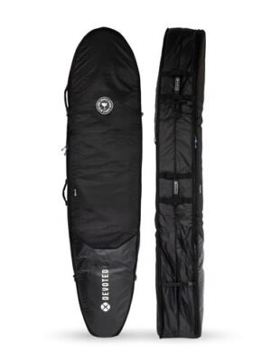 Devoted Longboard Travel (10mm) boardbag 8'0" zwart