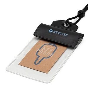 Devoted waterdichte sleutelhoes transparant