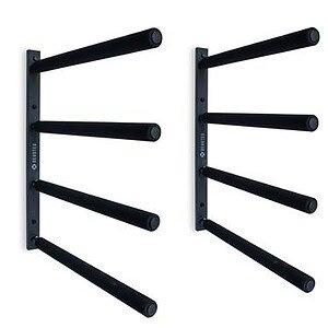 Devoted quad board storage rack zwart