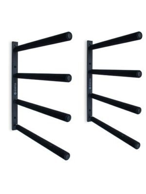 Devoted quad board storage rack zwart