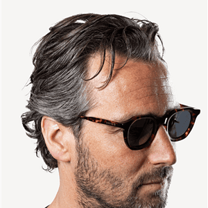 Devoted RTBL gepolariseerde zonnebril brown leopard