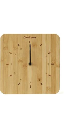 Northcore bamboe wandklok