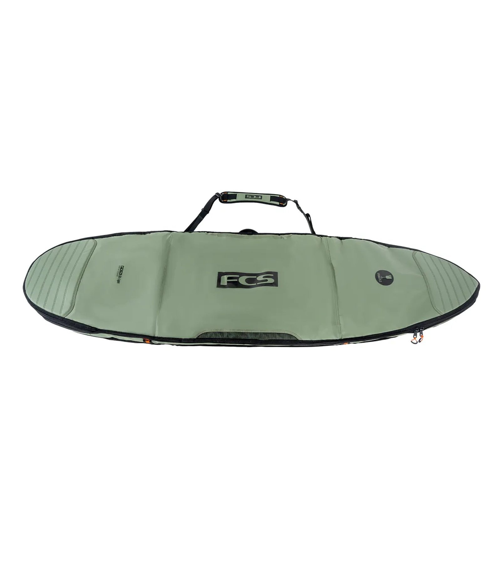 FCS Day-X mid-length boardbag GO-Light in Alpine