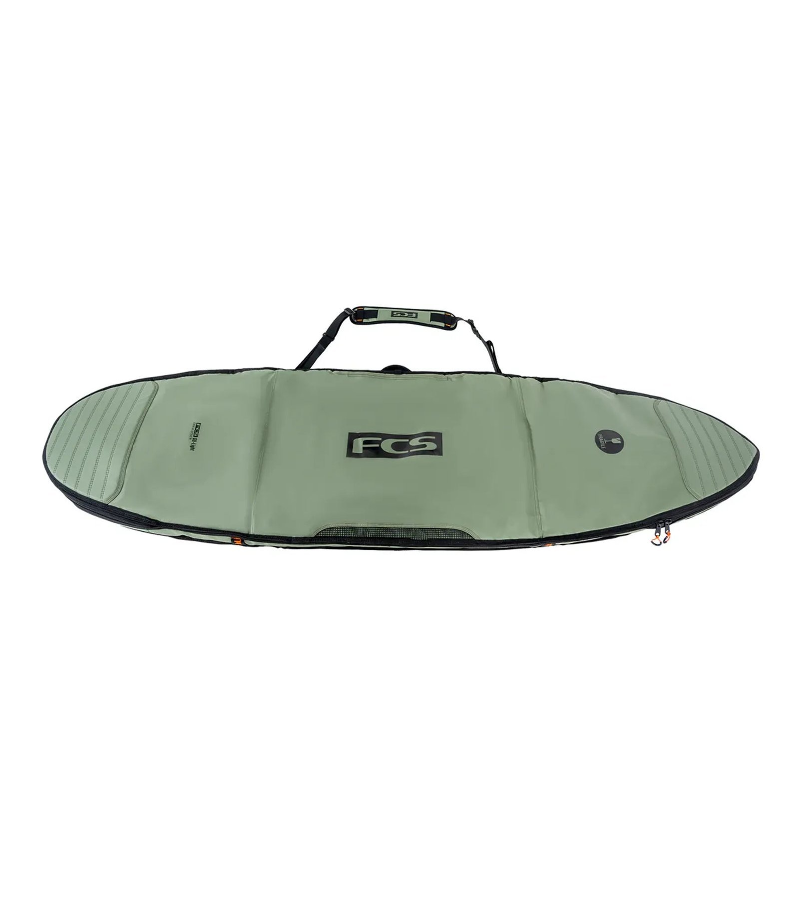 FCS Day-X shortboard/fish boardbag GO-Light in Alpine