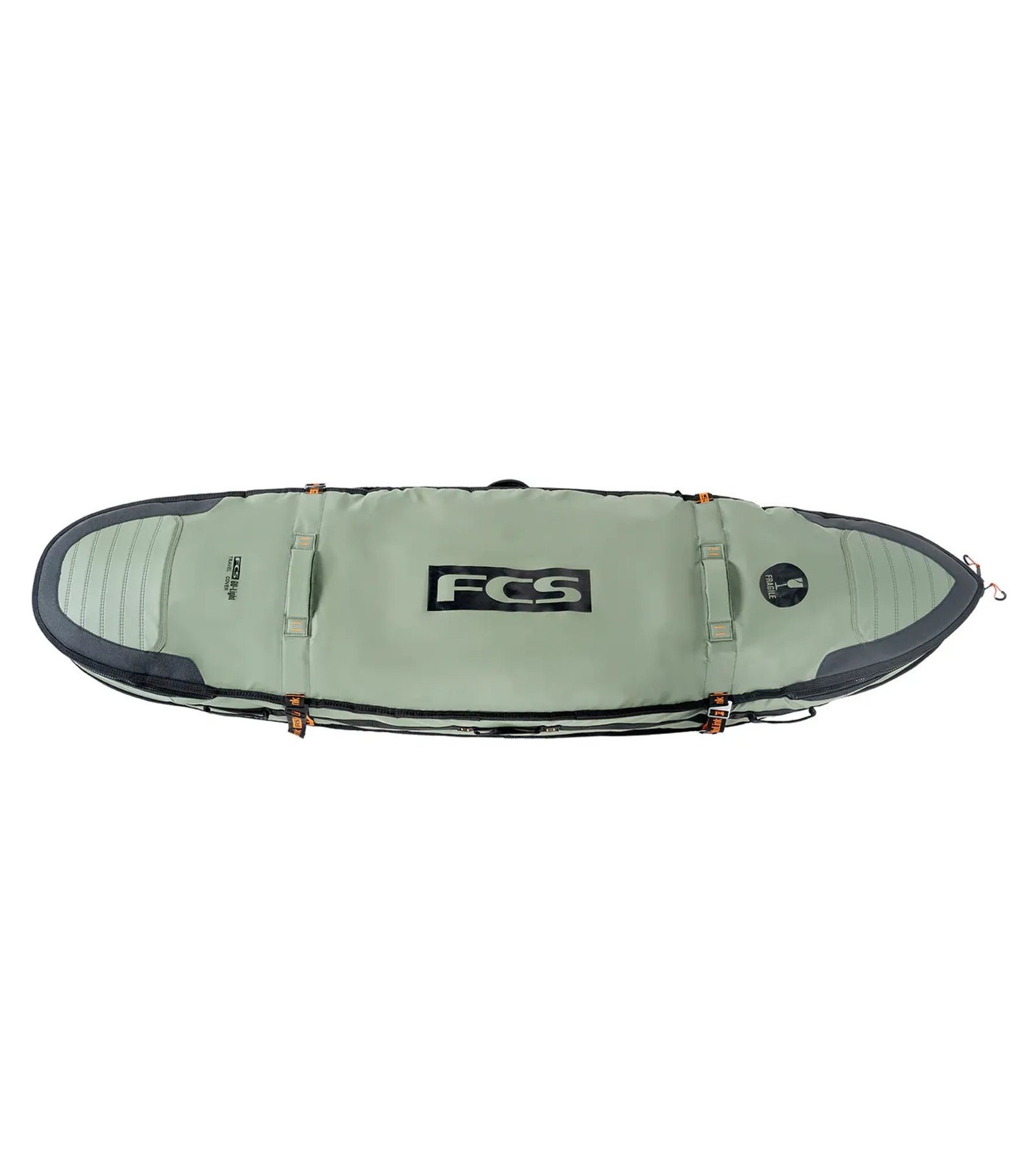 FCS Travel 3 shortboard/fish boardbag GO-Light in Alpine