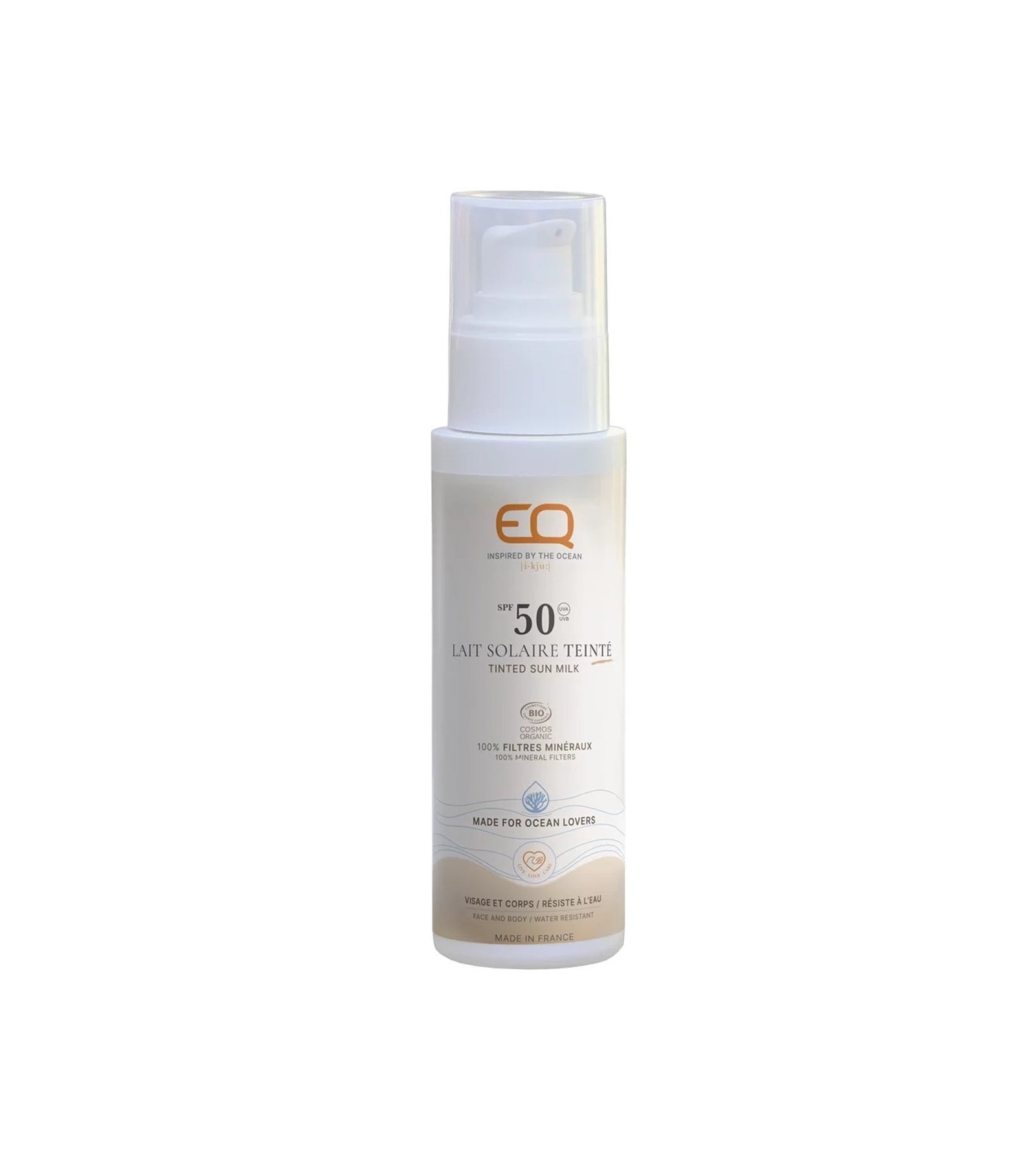 EQ Tinted Sun Milk SPF 50 flacon