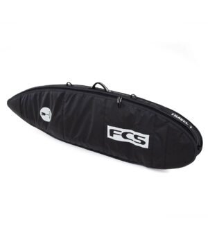 FCS Travel 1 All Purpose Boardbag in zwart/grijs, zijaanzicht