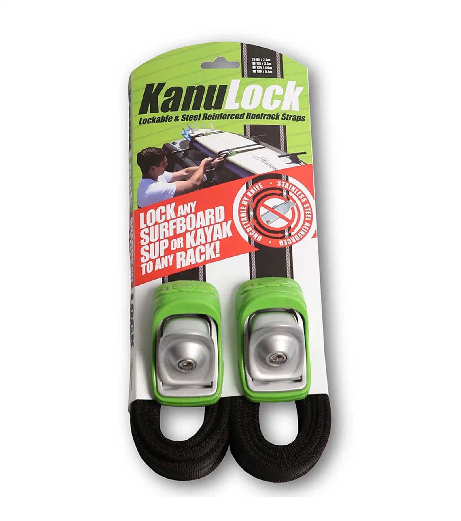 Kanulock lockable tiedown set met sleutels