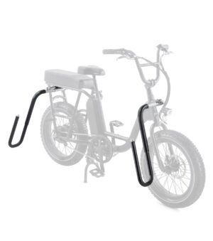 Moved By Bikes E-Bike Rack gemonteerd op een e-bike
