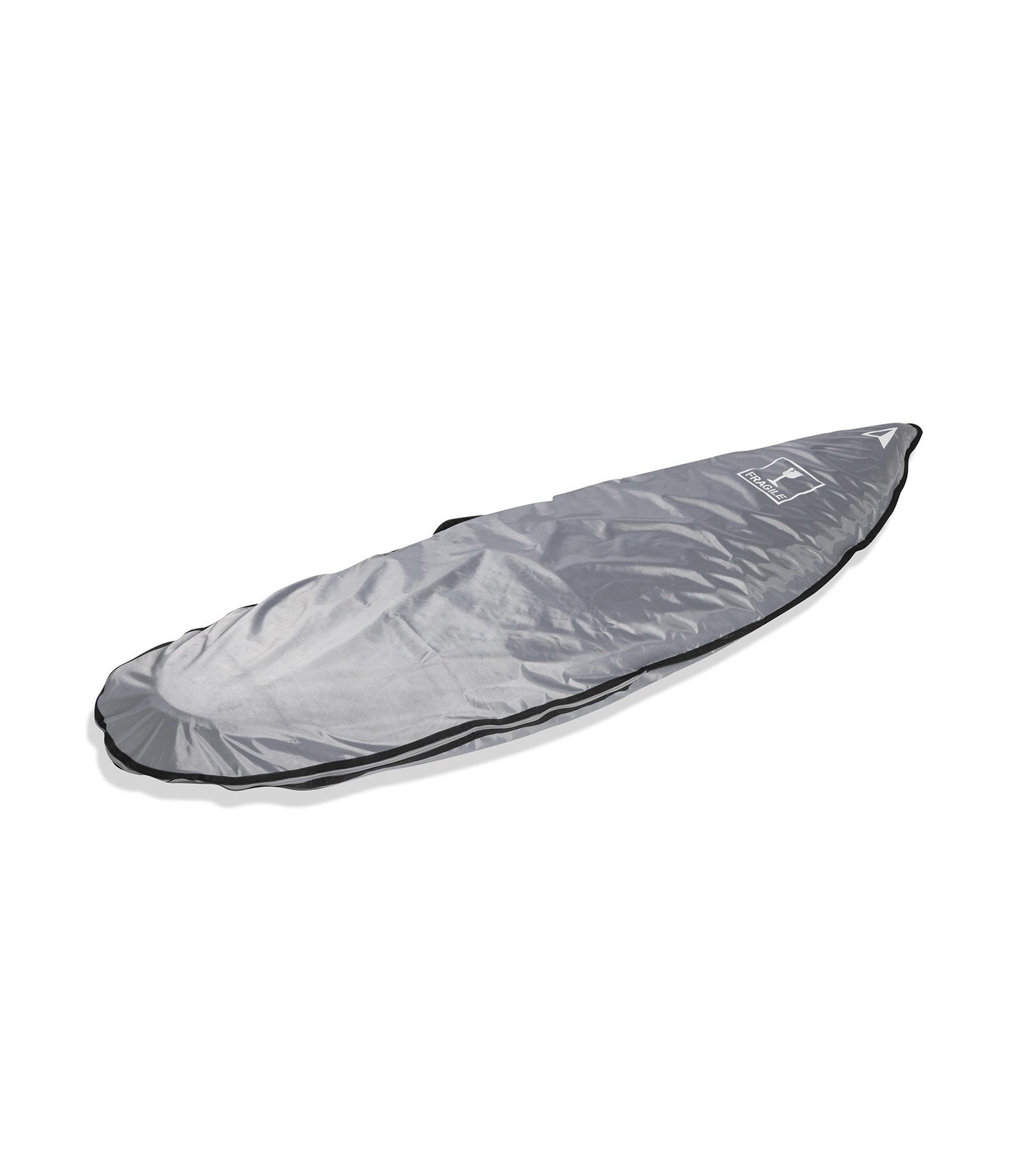 ROAM Stealth Sleeve shortboard in zilver