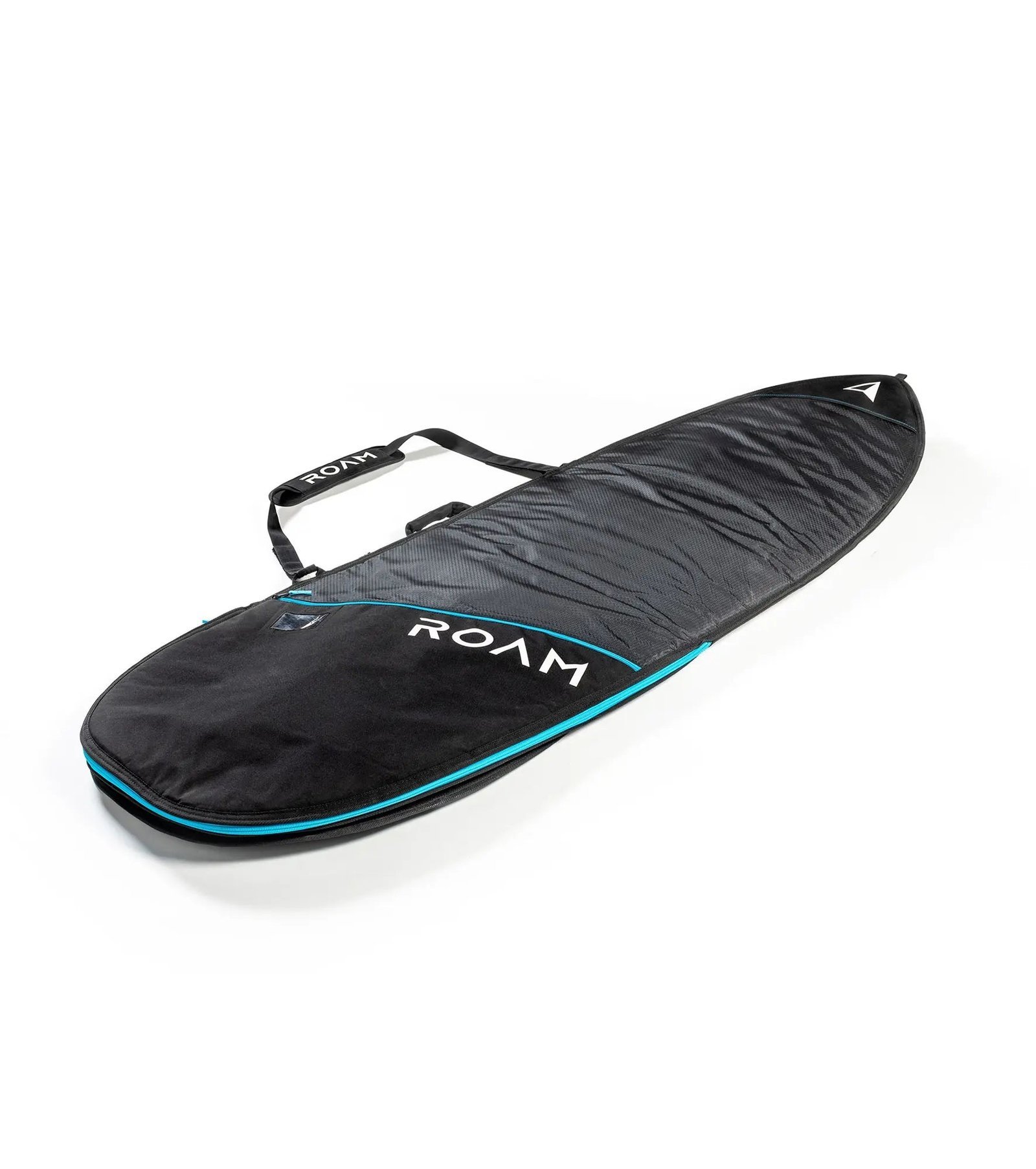 ROAM Tech Hybrid/Fish Boardbag in zwart, zijaanzicht