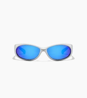 Ritual Vision Demon Speed zonnebril in Matte Chrome met Blue Reflective glazen