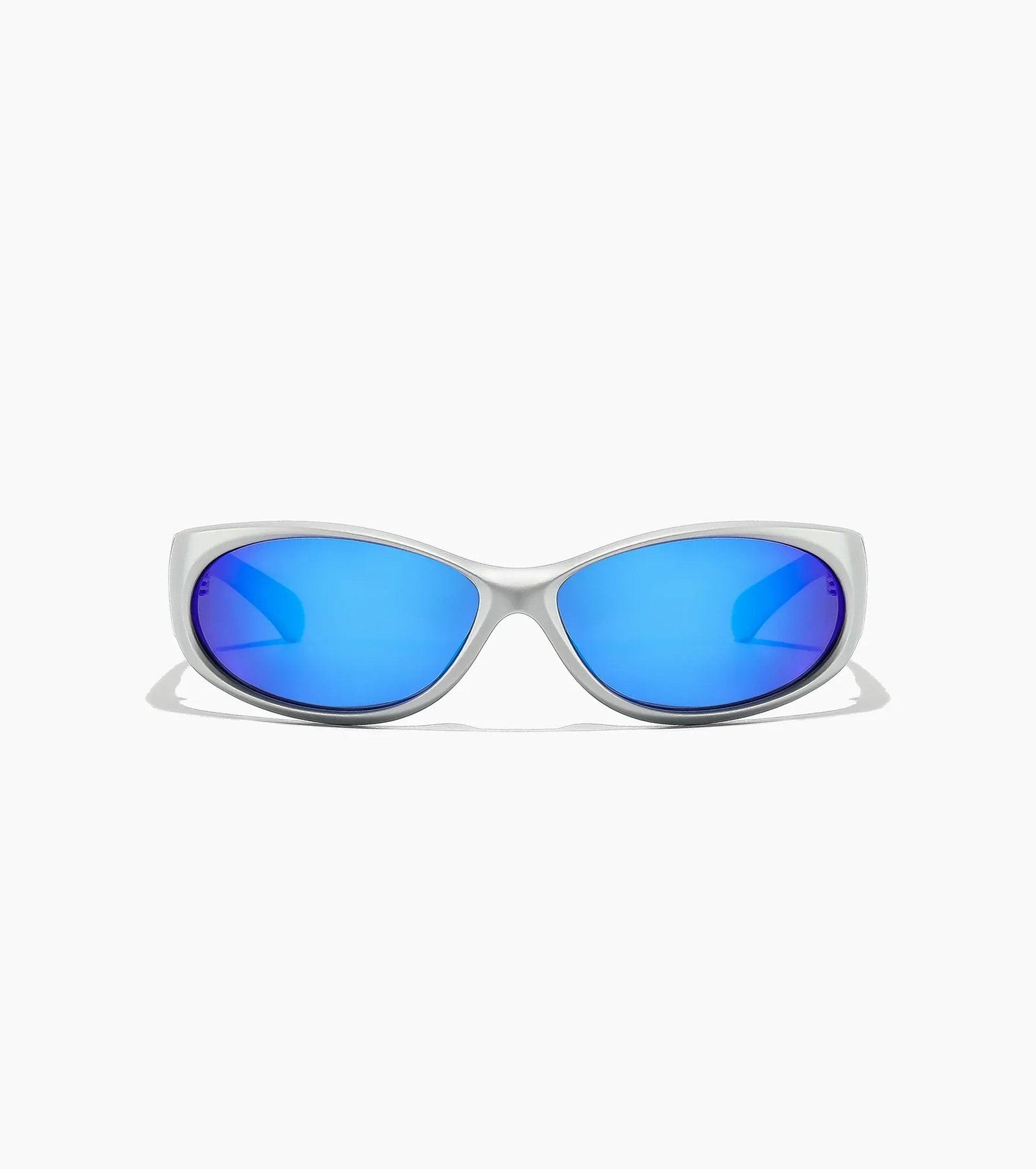 Ritual Vision Demon Speed zonnebril in Matte Chrome met Blue Reflective glazen