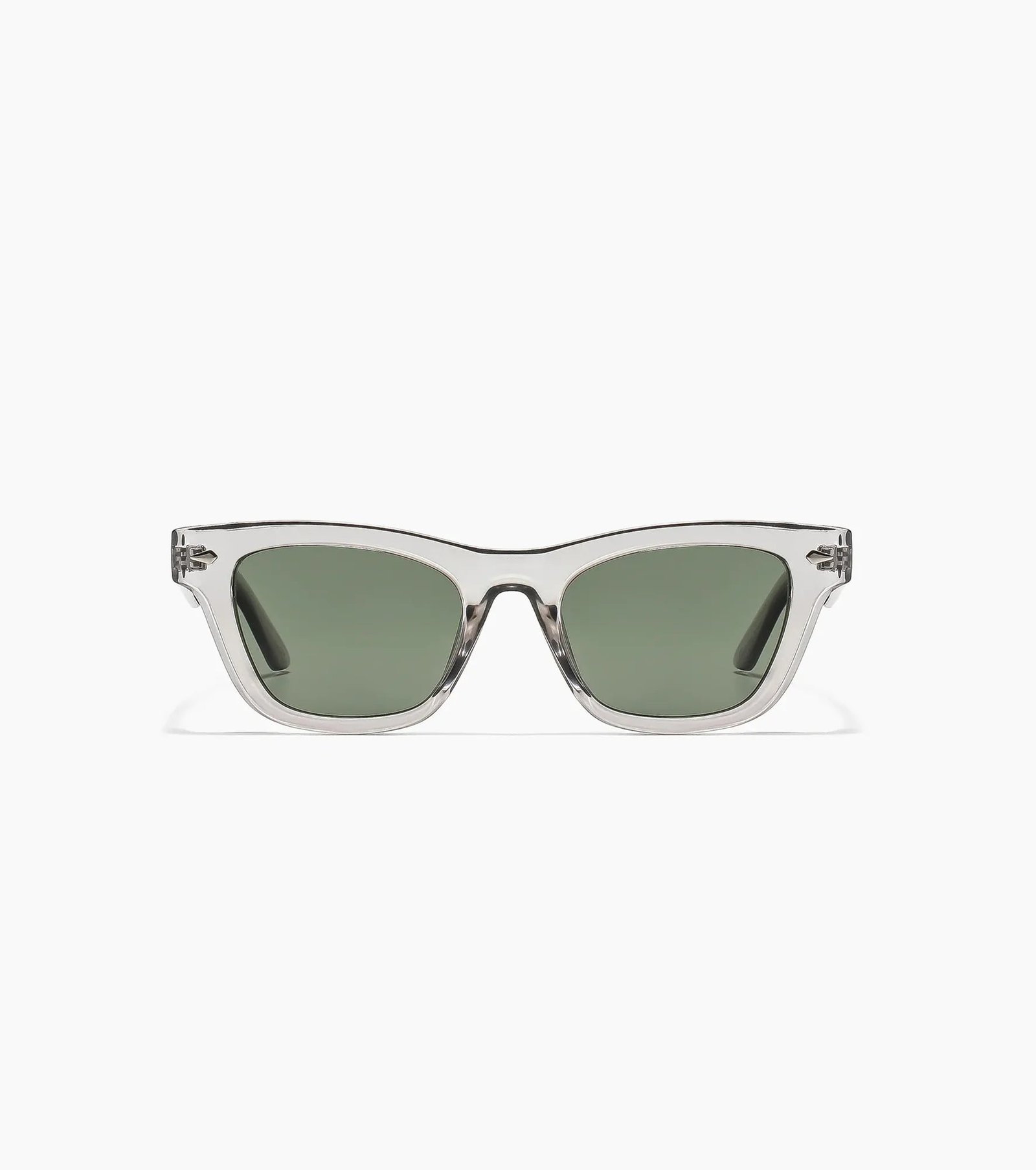 Ritual Vision Generator zonnebril in Crystal Smoke met Dark Green glazen