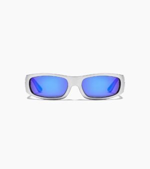 Ritual Vision Parasite zonnebril in Matte Chrome met Blue Reflective glazen