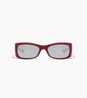 Ritual Vision Sabotage zonnebril in Matte Dark Red met Black Mirror glazen