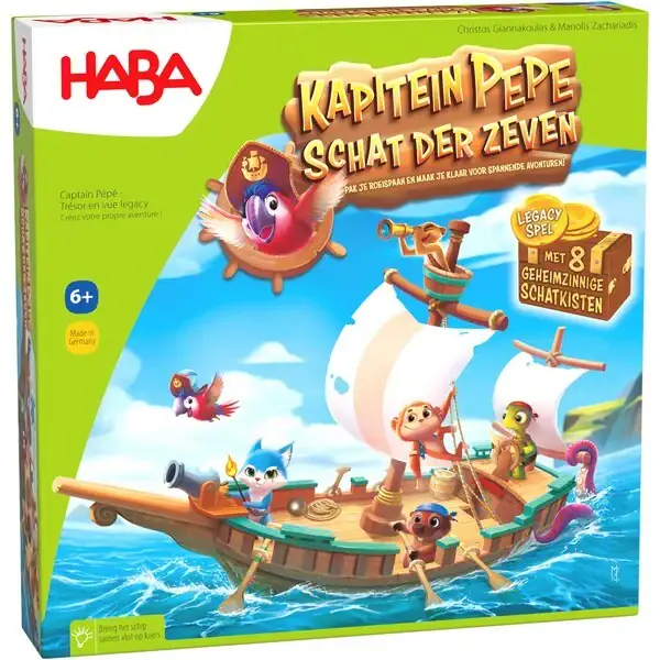 Kapitein Pepe – Schat der Zeven Bordspel | Coöperatief Piratenspel vanaf 6 Jaar